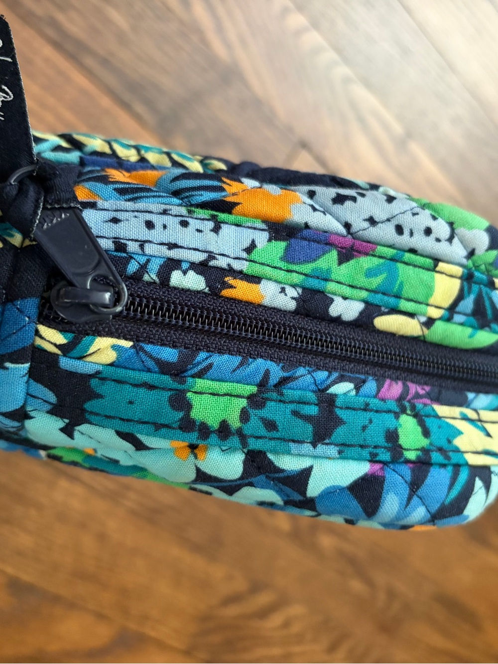 Vera Bradley Midnight Blues Floral Insulated Lunch Cooler Bag Quilted - Picture 6 of 15
